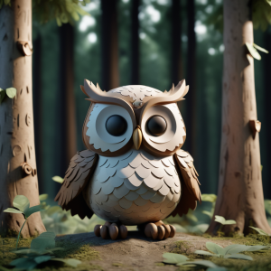 owl in the forest